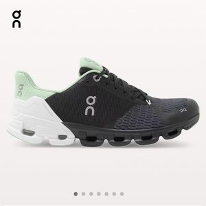 On Cloudflyer 2 (Black/White/Mint Green) Size 7